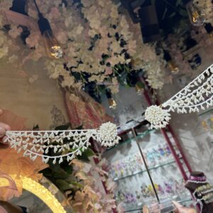 rashmika earrings with earchain