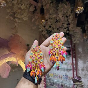 resham earrings