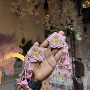 lababdar earrings with earchain