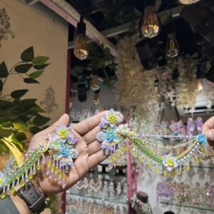 MISTI EARRINGS WITH EARCHAIN