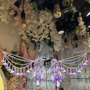 A1 tulip earrings with earchain