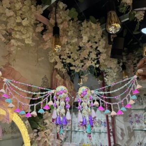 A1 tulip earrings with earchain