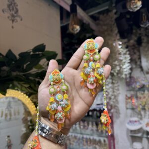 Afghani multi earrings