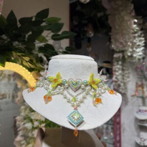 Moonlight choker earrings