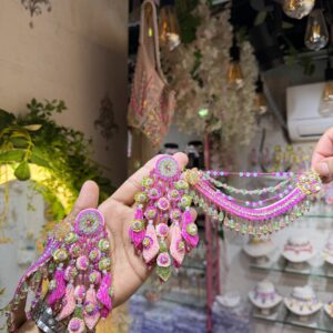 Dreamcatcher earrings with earchain