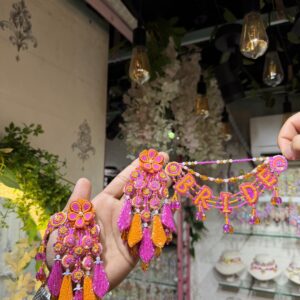 Tulip bride earrings