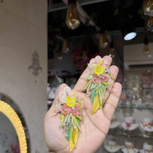 Fairy orchid earrings